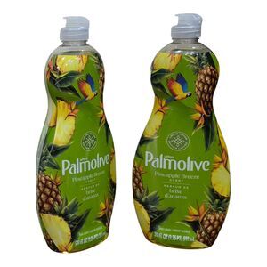 Palmolive Ultra Liquid Dish Soap Pineapple Breeze Limited Edition 20oz-Lot of 2